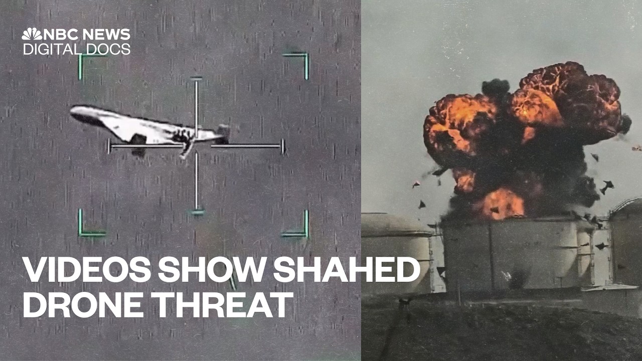 Videos show Iran's drone army puncturing U.S. and allied defenses