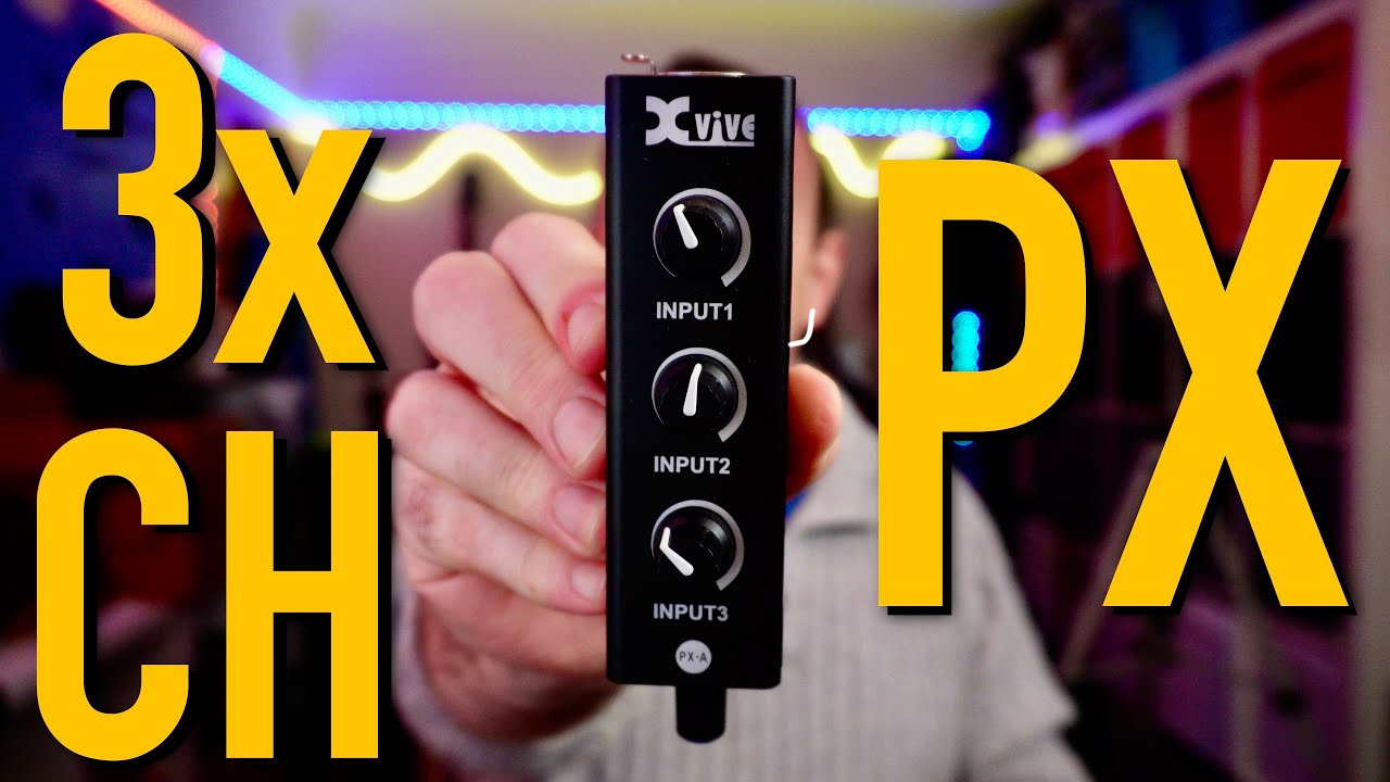 A 3 Channel Personal Wired IEM from Xvive - PX System