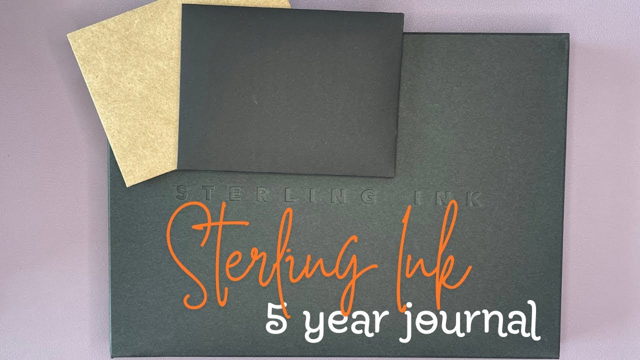 First Impressions | Sterling Ink | 5 Year Journal
