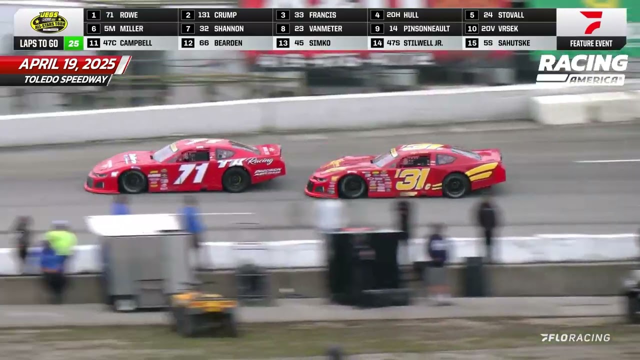 JEGS/CRA All-Stars Tour Highlights 04/19/2025 - Toledo Speedway