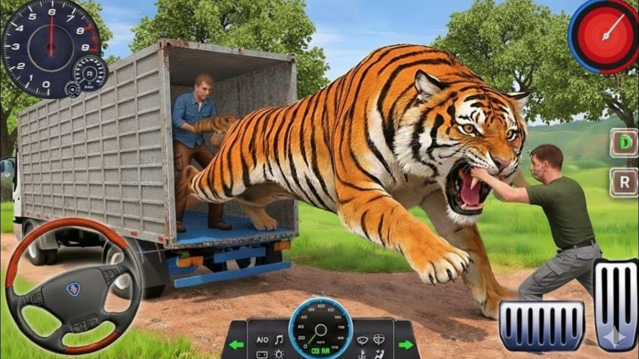 Animal Cargo Truck Driving Game 3D - Animal Transport Cargo Truck - Andriod Gameplay