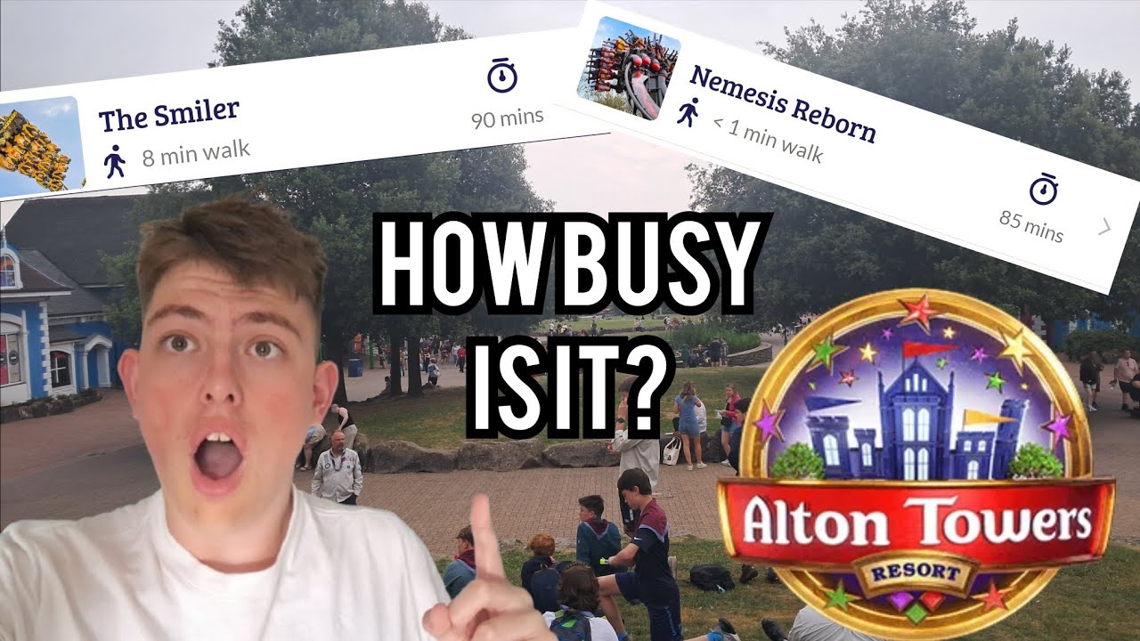 How Busy Is It At Alton Towers? | Alton Towers July Vlog