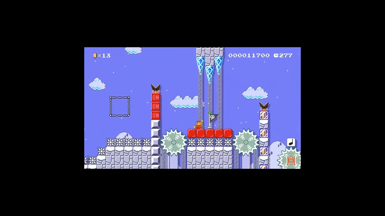 The winter is coming!(Kaizolite) by Bovvser Jr #shorts 🍄Super Mario Maker 2 No Commentary #csc