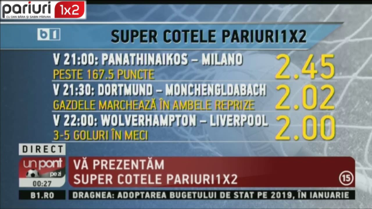 SUPER COTELE PARIURI1X2: 3 variante ce ne dubleaza miza!