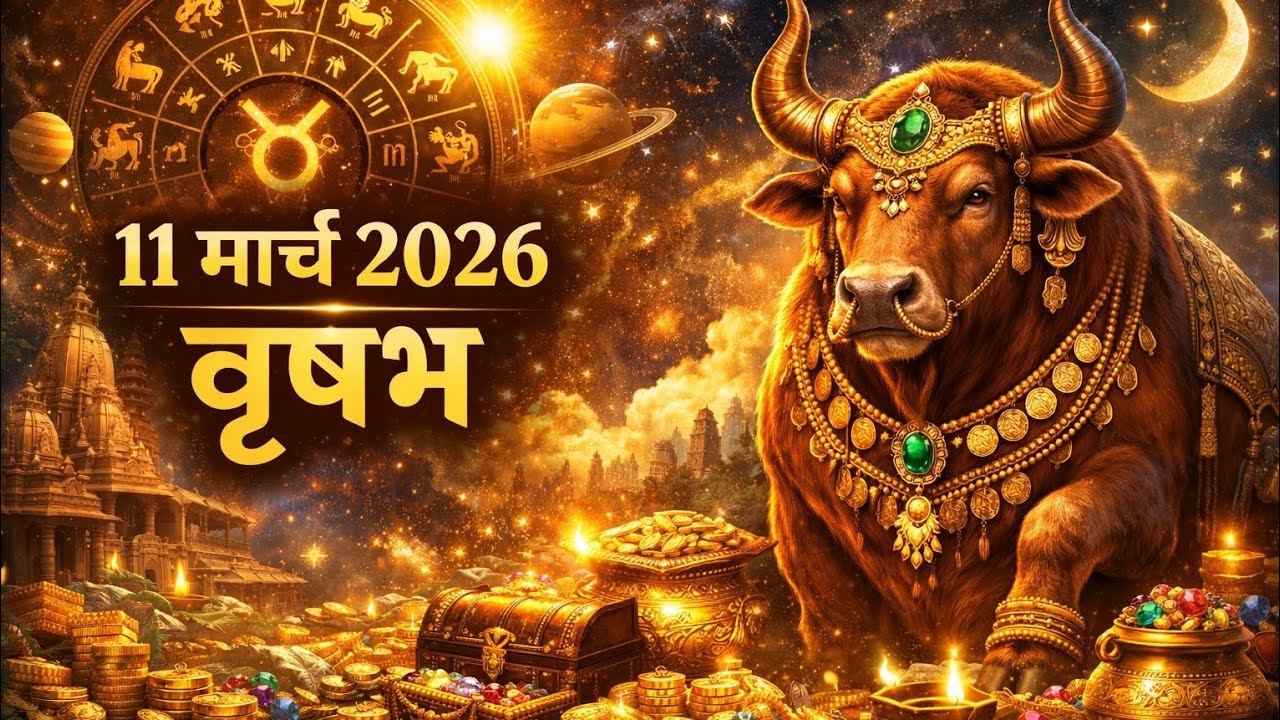 वृषभ राशि 11 मार्च 2026 | Vrishabh Rashi 11 March 2026 | Aaj Vrishabh Rashifal | #Taurus Horoscope