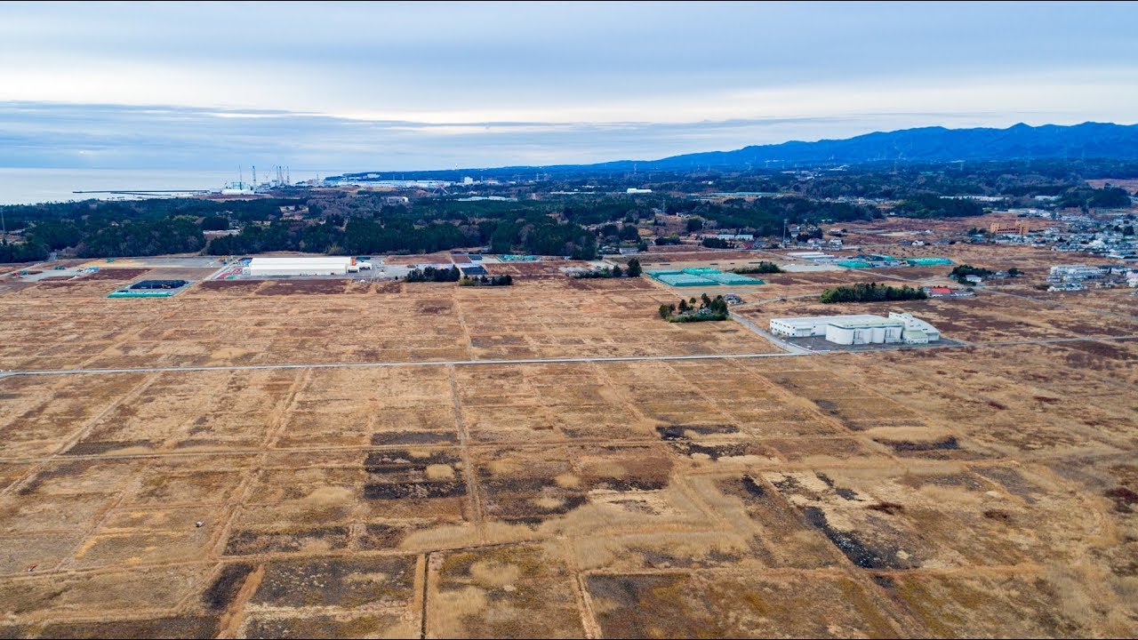 2018年1月 福島県双葉町 帰還困難区域空撮