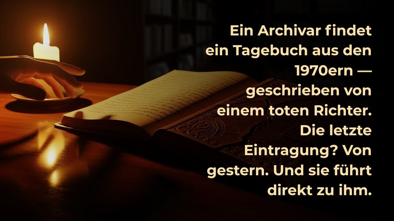 Das Tagebuch, das niemals endet — Ein Mord, ein Richter, ein Fluch