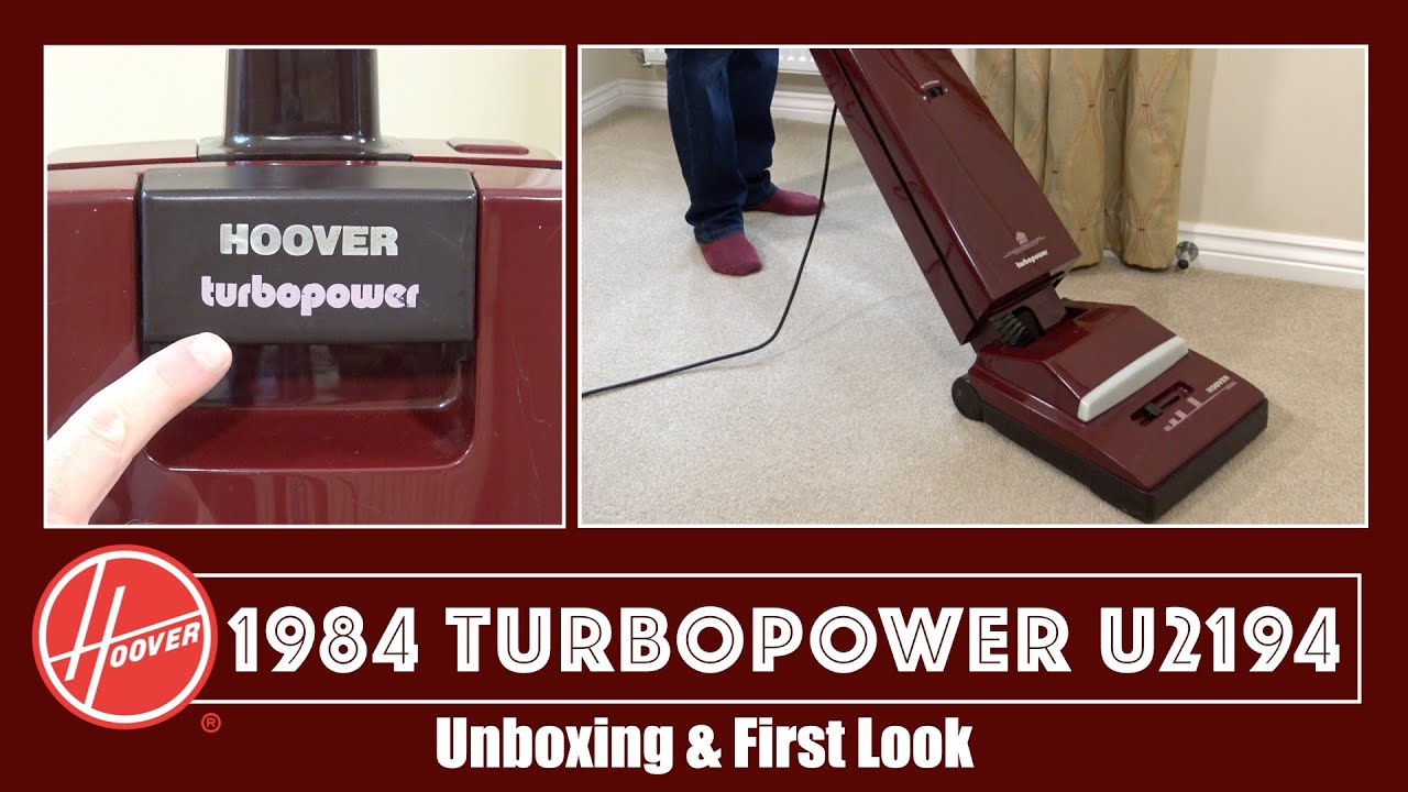 Hoover U2194 Turbopower Upright Vacuum Cleaner Unboxing & First Look