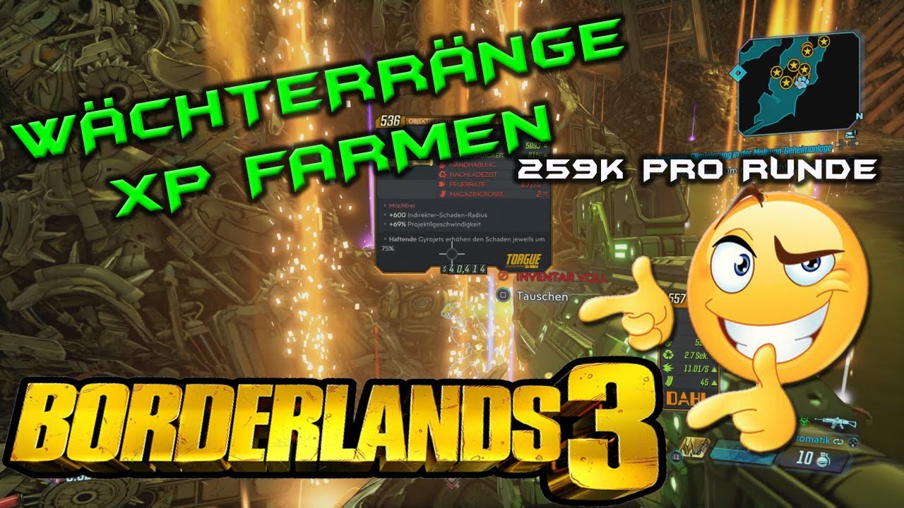 Borderlands 3 BL3 - Wächterränge FARMEN - 259 K pro RUNDE - NEW DLC [Deutsch] HD+
