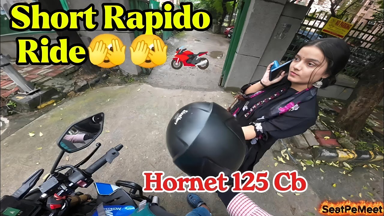 Honda Hornet 125 CB Rapido Ride  | Seat Pe Meet #biketaxijob #motovlog 