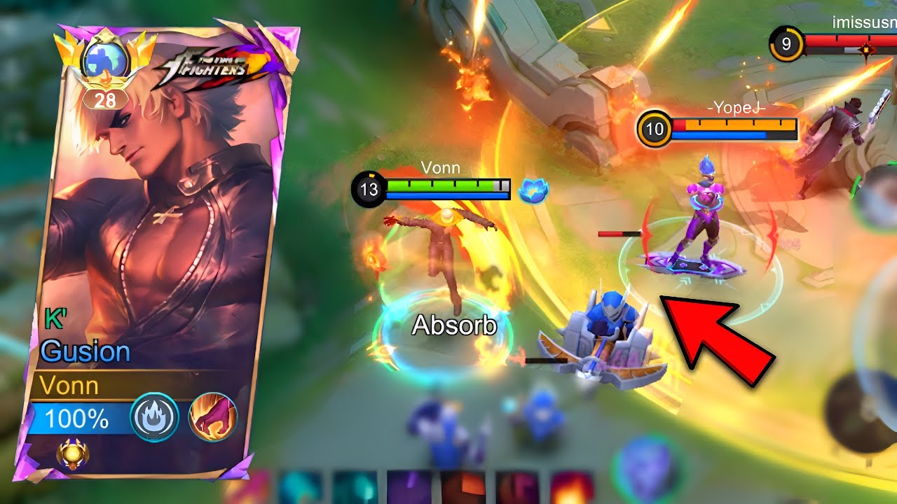 GUSION 1 SECOND AUTO ONE SHOT ENEMY!! TOTALLY OP BEST BUILD!!🔥