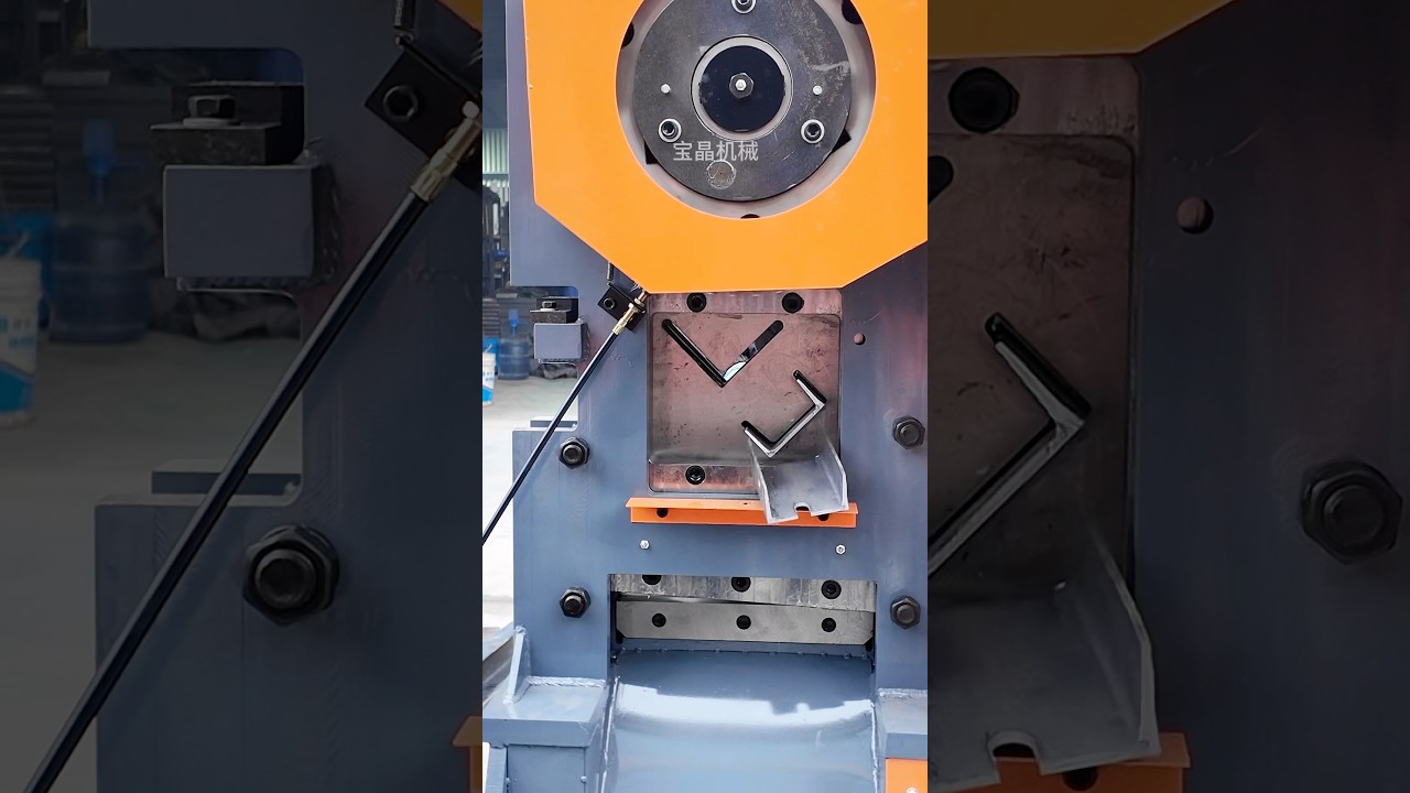 Ironworker punching and shearing machine #machinery #ironwork #cutting #tools #punching