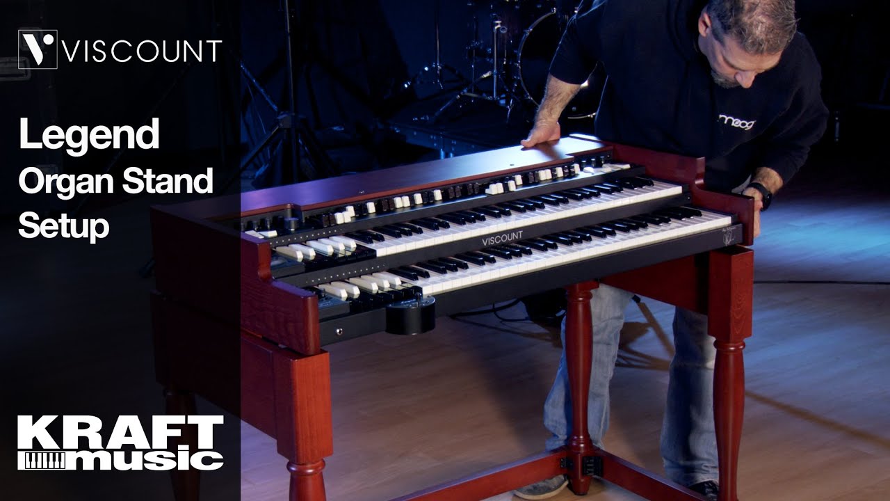 Viscount Legend Portable Organ Stand Setup