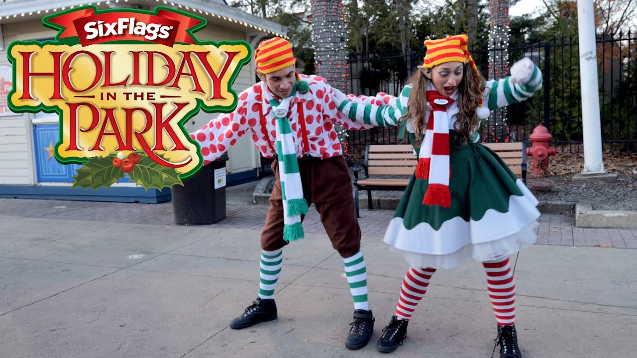 Holiday in the Park 2021 Six Flags Great Adventure | Ice Pops, Chris P Sizzle & Holiday Mirror Maze