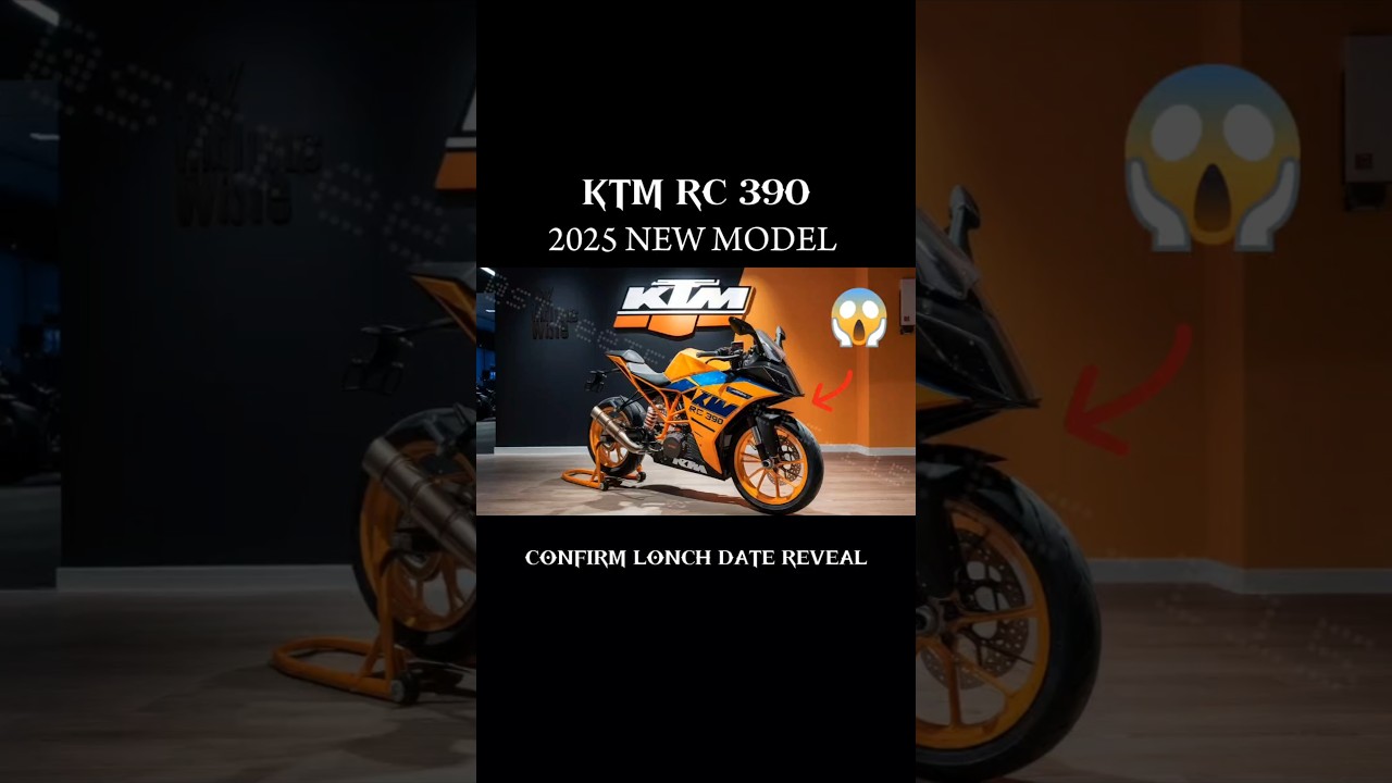 💀 KTM RC 390 | 2025 New model officially launch date 🔥 | #shorts #rc390 #ktmrc390 #bike #vrialshort