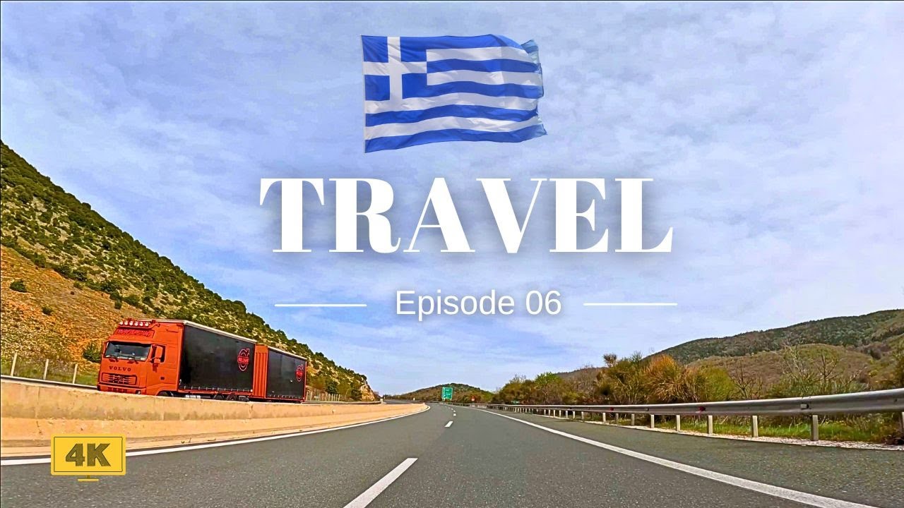 Driving in Greece : Grevena Kozani Veria | 4K | (Spring 2024)