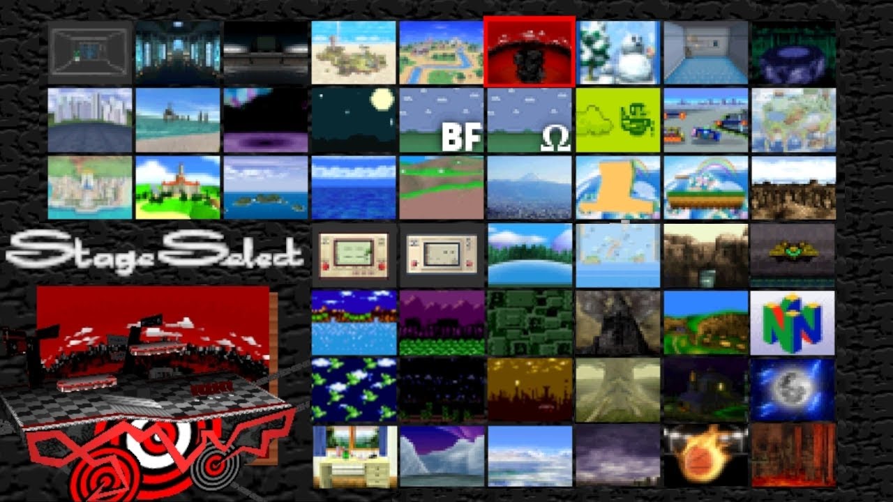 100+ Custom Smash 64 Stages (Real N64 Capture)
