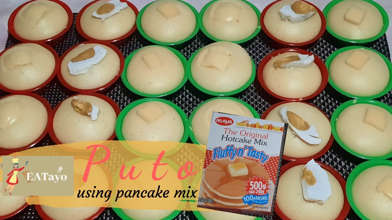 Puto Using Pancake Mix l Homemade Soft and Fluffy Puto l EATRecipe