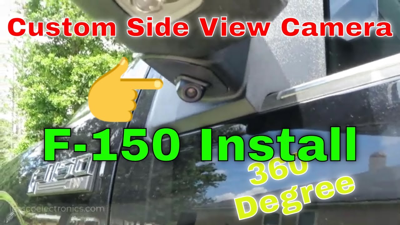 Ford F-150 / F-250 Side View Mirror Camera System Custom Install