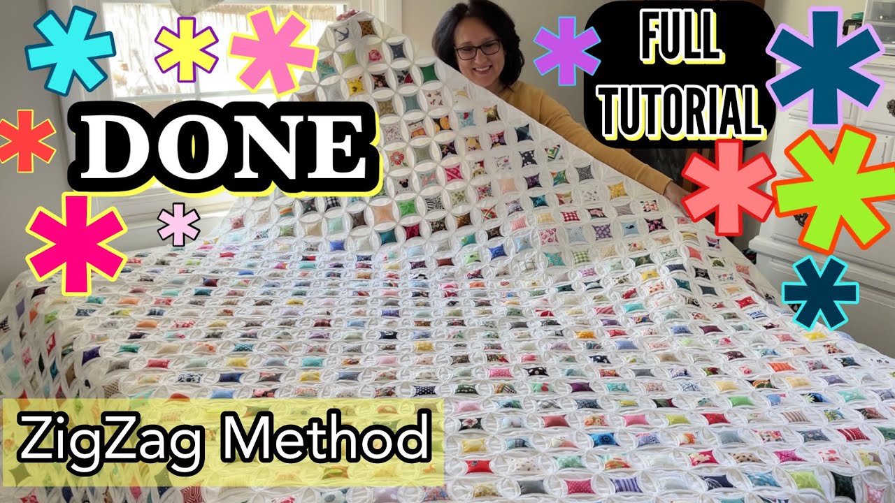 💜 Cathedral Window Quilt  💜 The Sewing Channel 💜