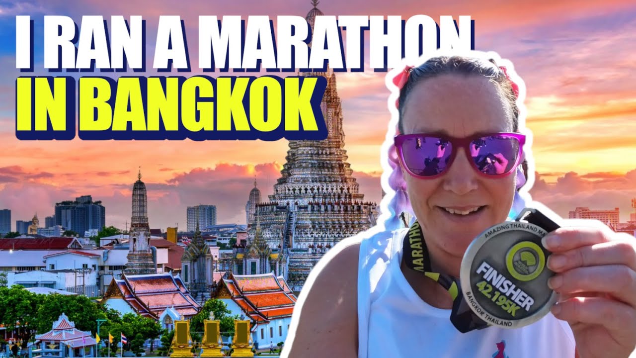 Удивительный тайский марафон в Бангкоке 2025 #amazingthailand #marathon #slowrunner