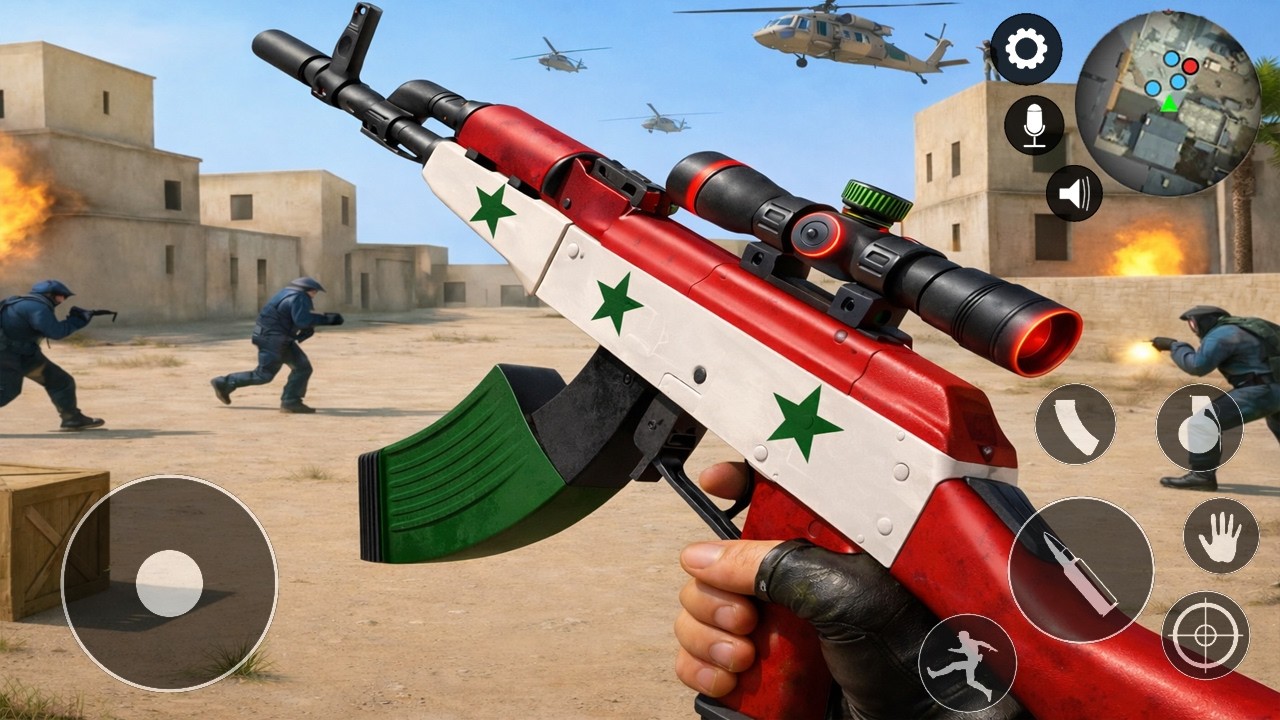 Gun Strike Fire - FPS Shooting Battle 3D Android Gameplay part 2