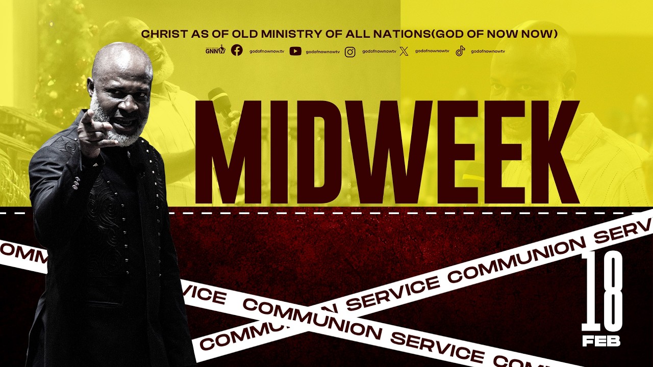 MID-WEEK BLOOD COMMUNION SERVICE with Prophet Ritabbi - 18th February, 2026