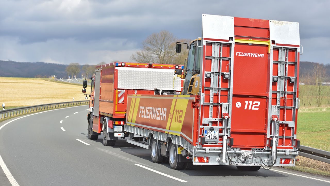 The MST Müller Safety Trailer - the multi-function-trailer, Full HD Version - Fire fighting trailer