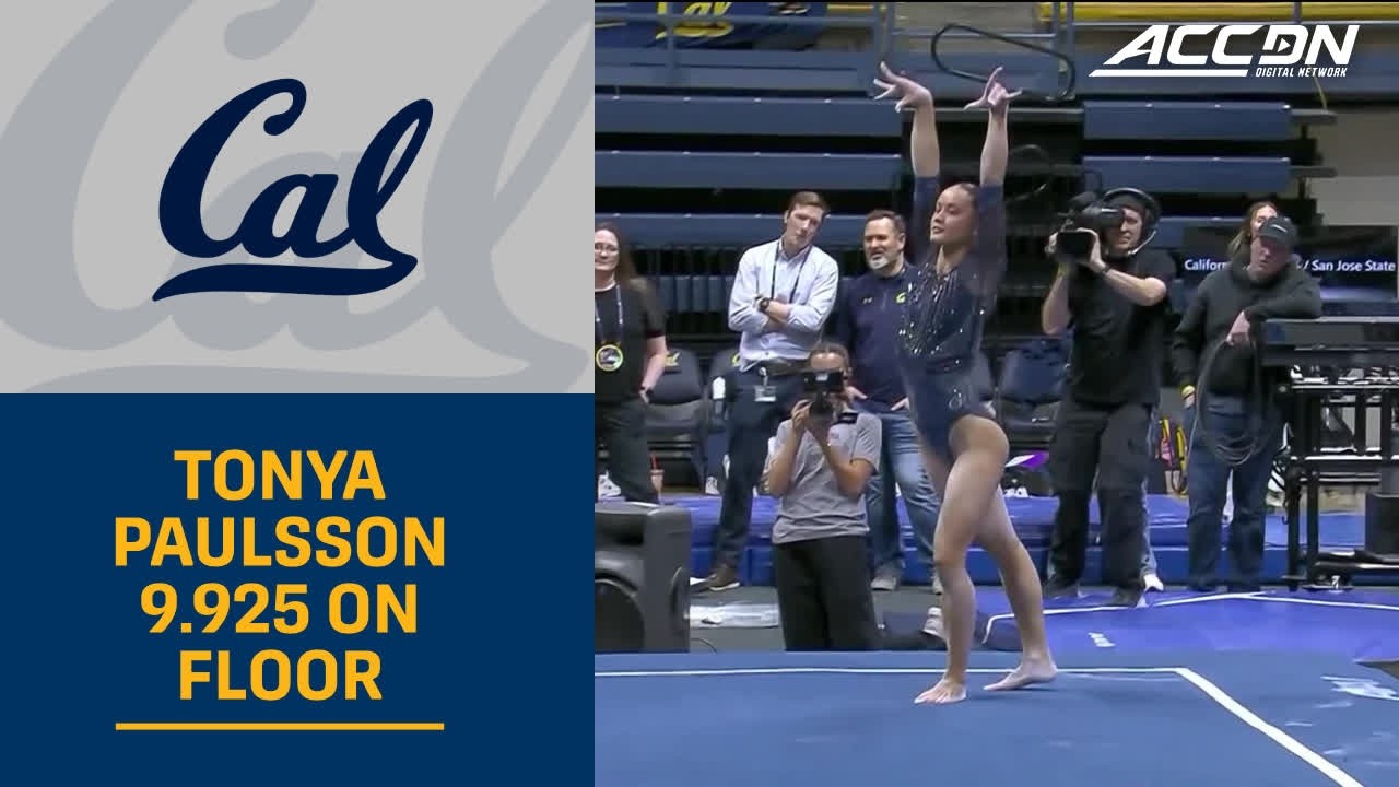 Cal's Tonya Paulsson Takes 1st On Floor With 9.925