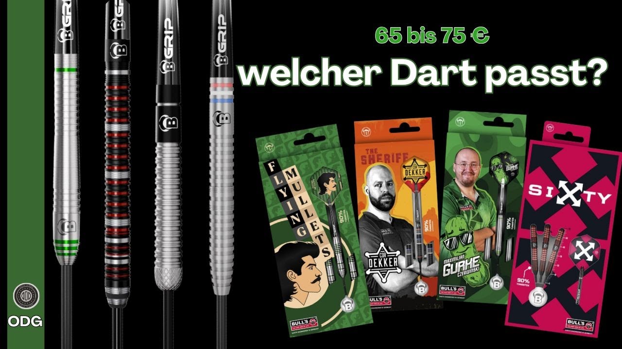 Neue BULL’S Spielerdarts 2026: Welche passen wirklich zu deinem Wurfstil? (65–75 €)