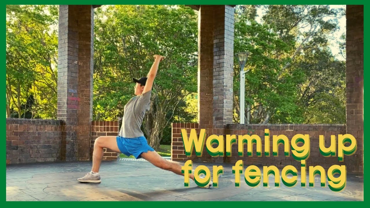 Warming up for fencing: stretches. 펜싱 준비 운동. 펜싱 스트레칭 击剑准备运动 热身