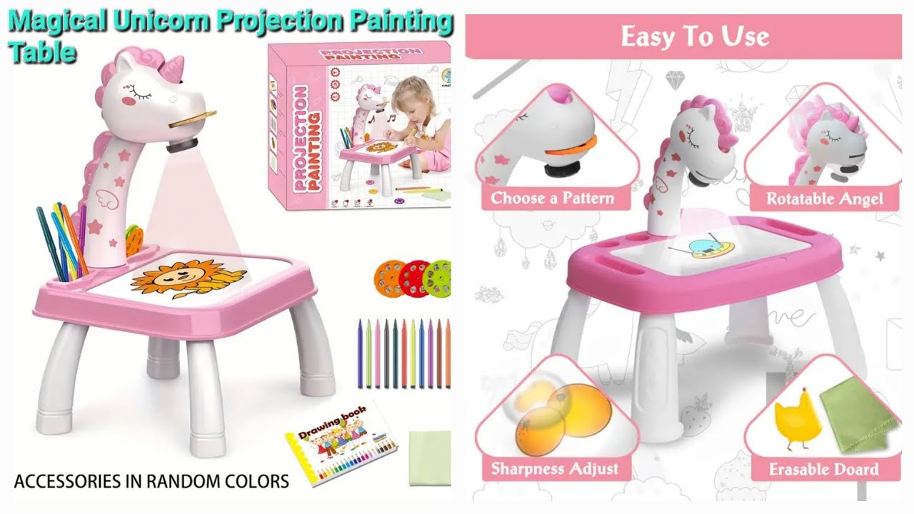 Projection Painting Table - How To Assemble + Quick Review