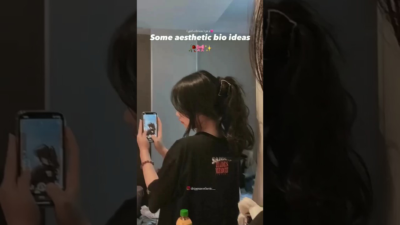 aesthetic bio ideas 🥂 #aesthetic #beautiful #youtube #shorts #instagram #reels #vrindavan #ideas