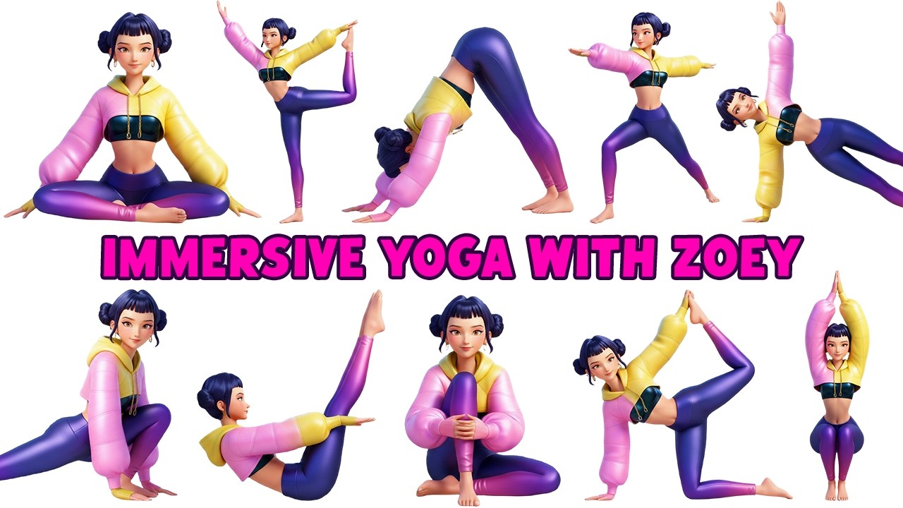 Immersive Yoga With Zoey | KPop Demon Hunters | Yoga for Health | Rainbow Yoga