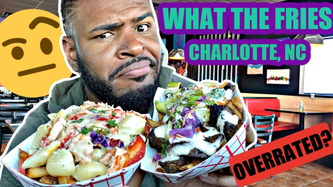 TikTok Famous (What The Fries) Charlotte NC | Nc Food Review 2021 | NC Food Vlog