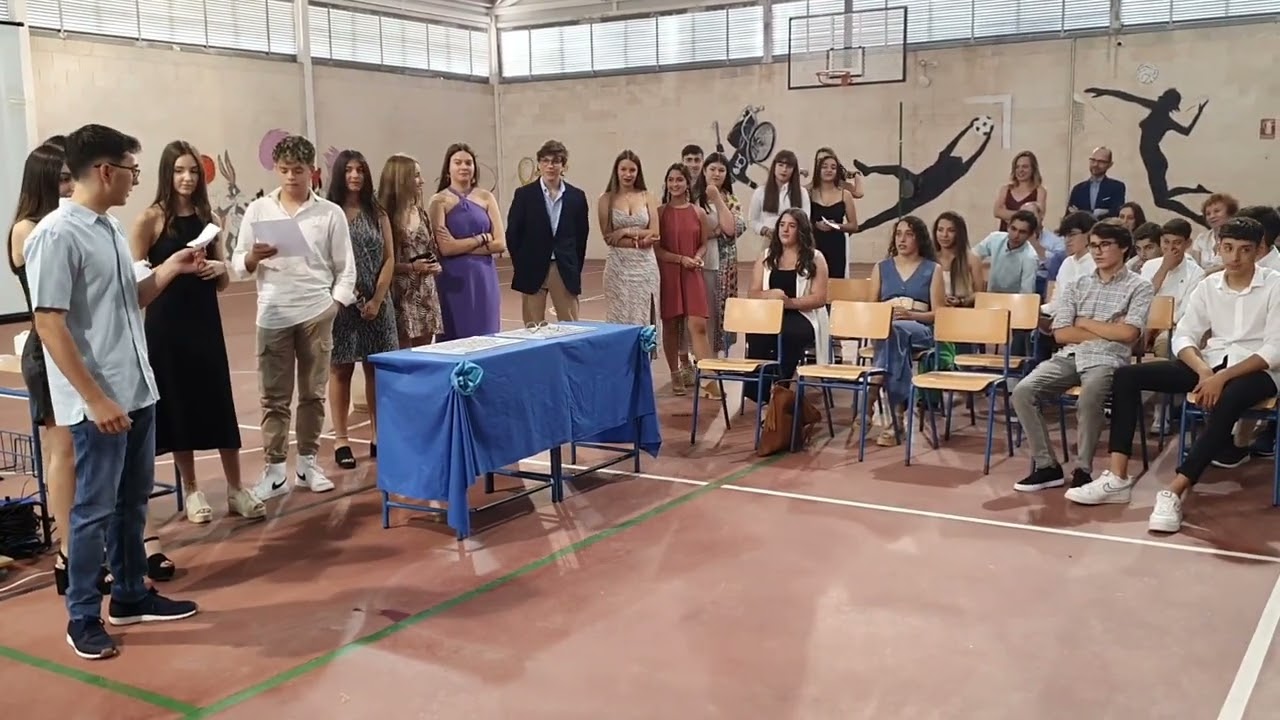 Graduación de 4º ESO del IES Olontigi.  Curso 2018/22.  Discurso del alumnado