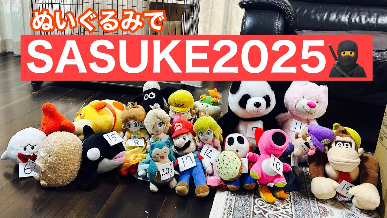 ぬいぐるみでSASUKE2025