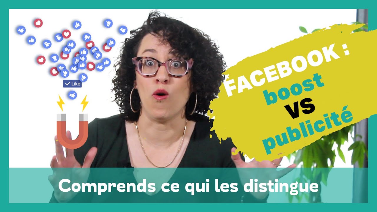 La différence entre un Boost et une publicité sur FB