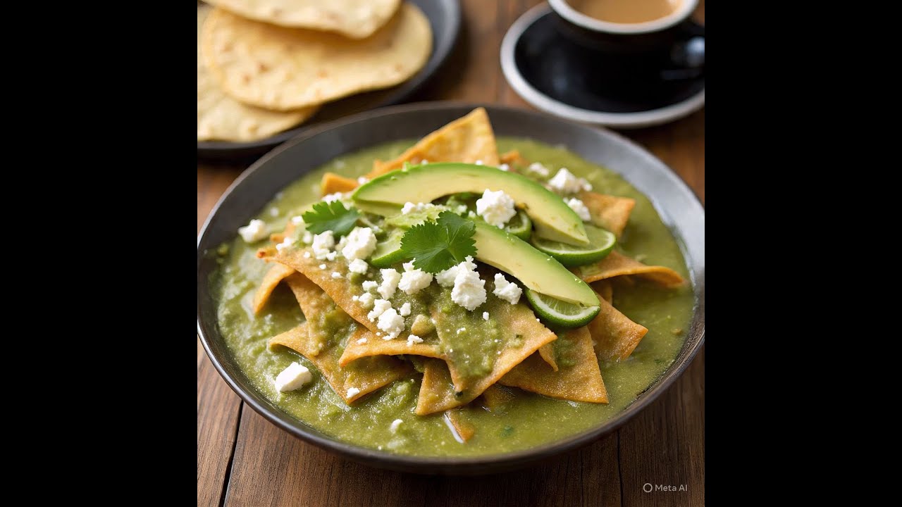 chilaquiles verdes caseros