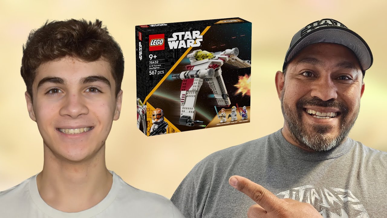 🔴 LEGO Star Wars V-19 Torrent Starfighter LIVE Build with BlocksBricks!