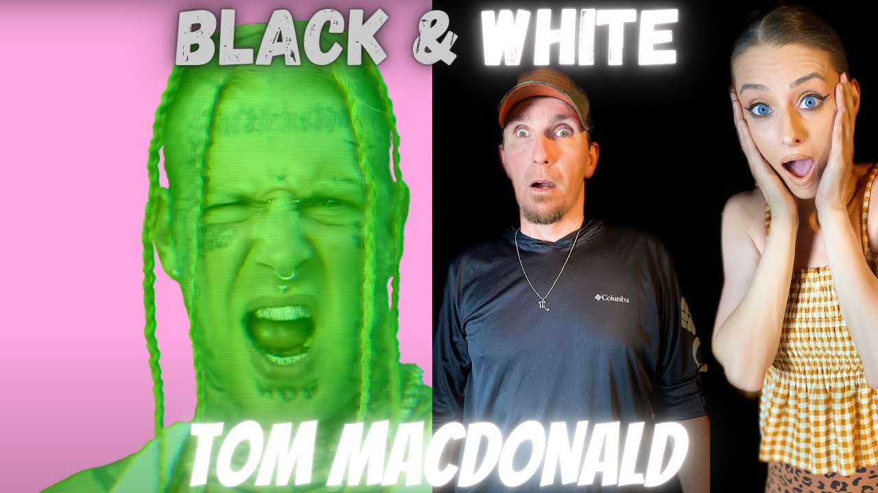TOM MACDONALD x ADAM CALHOUN x DAX - BLACK AND WHITE  REACTION AND COMMENTARY | WHITE PEOPLE SHHHT!