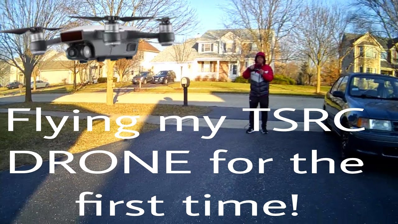 "First time flying my TSRC DRONE Q8"