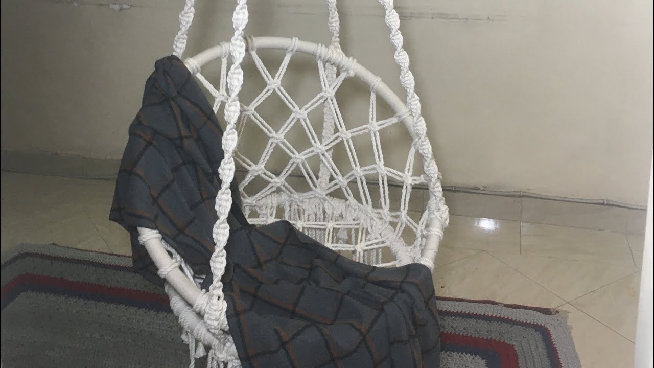 طريقة عمل مرجيحة بالمكرمية - MACRAME SWING TUTORIAL