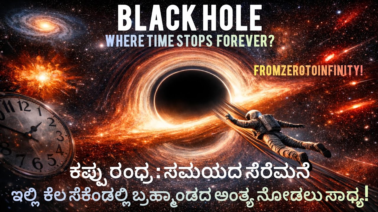 Black Hole ಒಳಗೆ ಹೋದರೆ ಬ್ರಹ್ಮಾಂಡದ ಅಂತ್ಯ ಕಾಣಬಹುದೇ? | TimeDilation |  Science | Philosophy | Kannada 