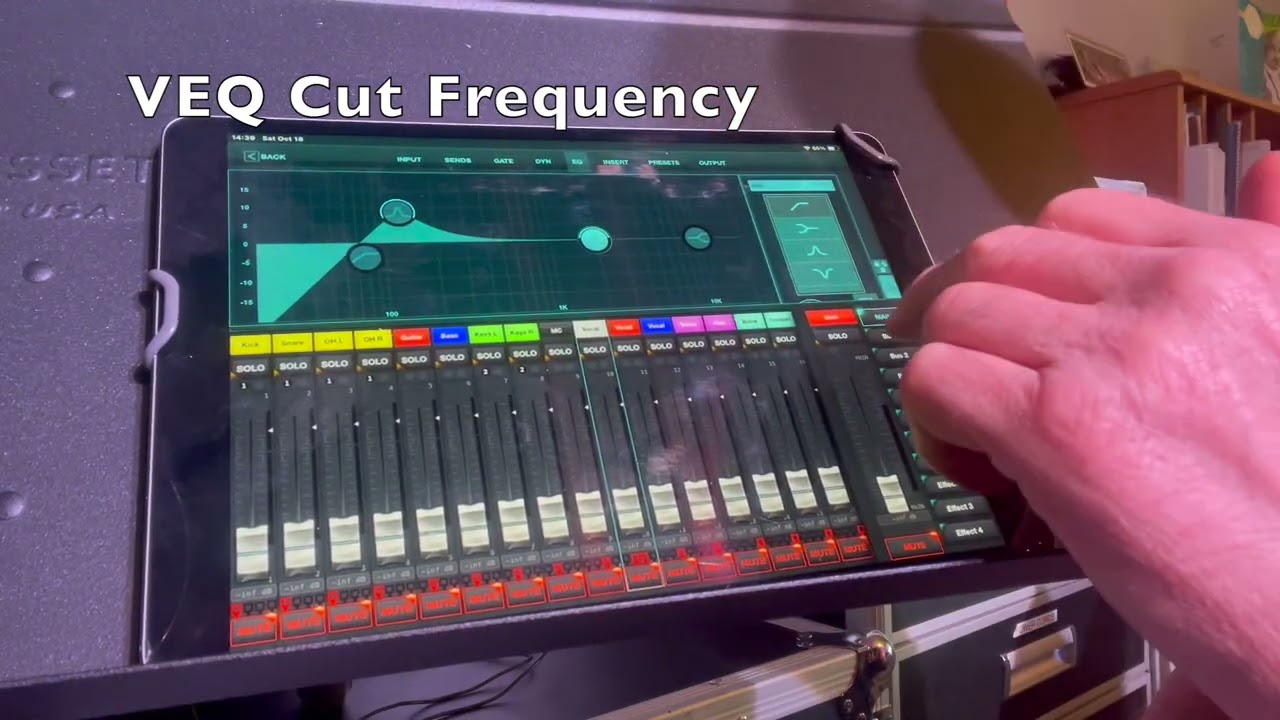 How to use the Behringer XR18 - EQ Video  9