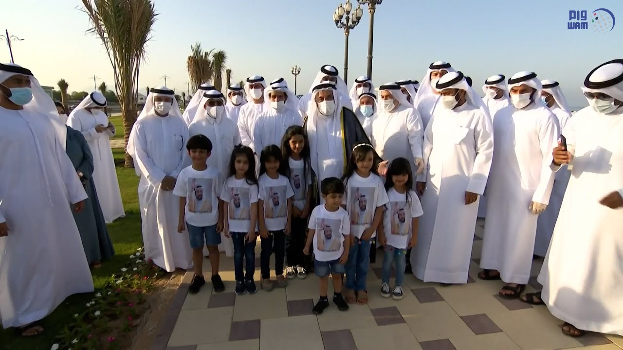 حاكم الشارقة يدشن كورنيش شاطئ كلباء الجديد
