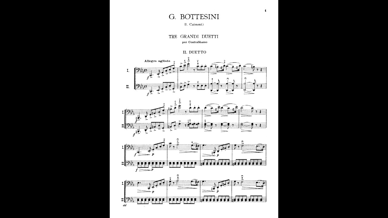 Giovanni Bottesini – Gran Duetto No 2 (2 contrabajos)