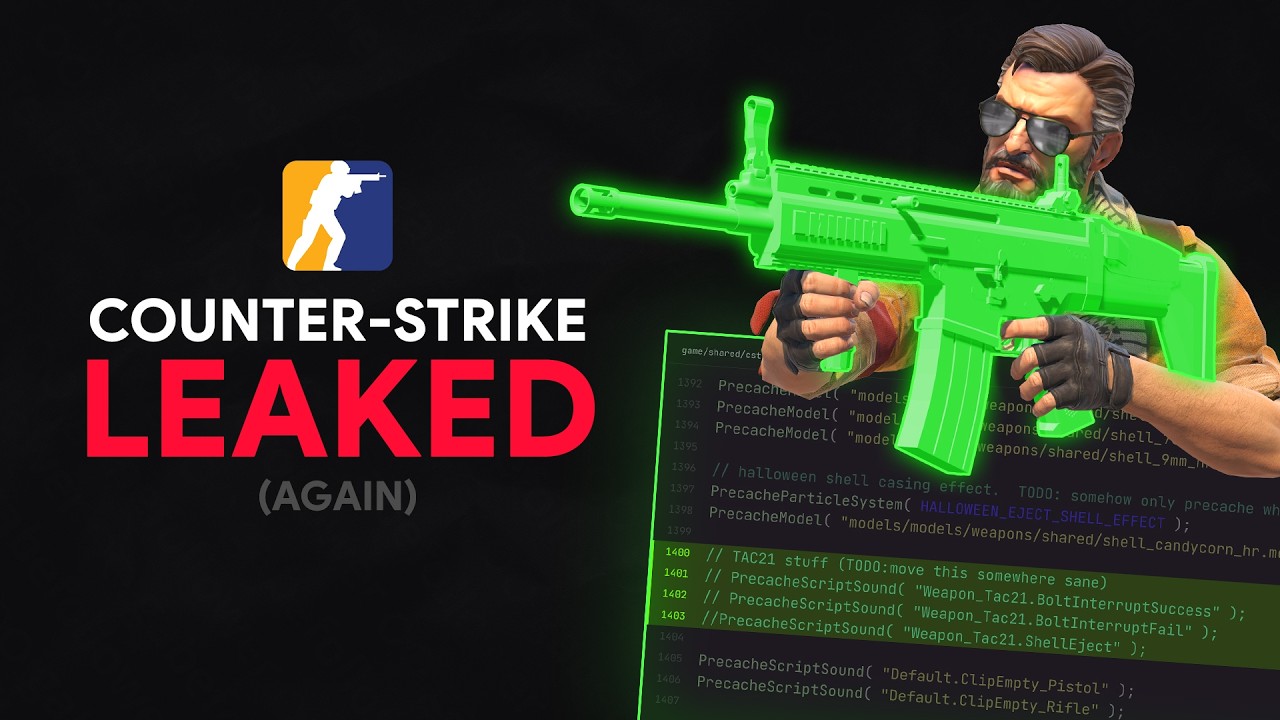 Counter-Strike's Source Code Just Leaked (again...) - What's Inside?