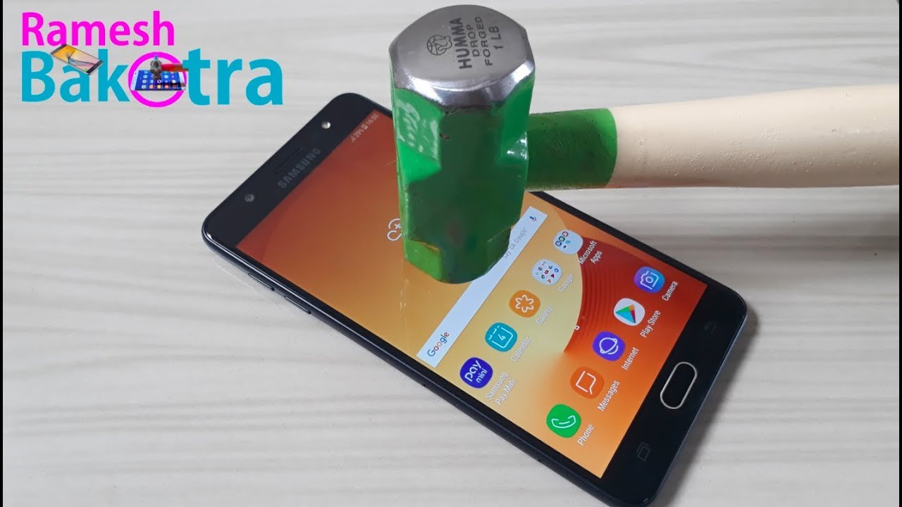 Samsung Galaxy On Max Screen Scratch Proof Glass Test