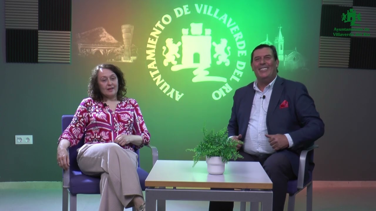 Entrevista a Aguas Rodríguez y Manuel González en la Feria del Libro en Villaverde Río